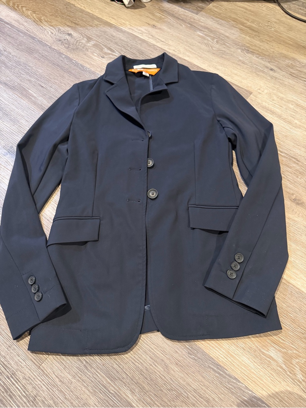 R.J. Classics girls navy English riding show coat